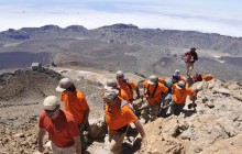 Ascenso al pico del Teide en 2010