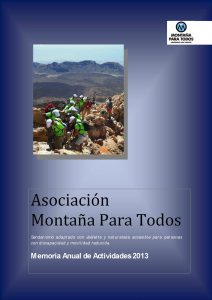 Memoria Anual de Actividades MPT 2013