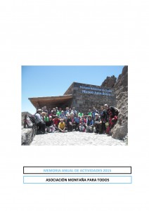 Memoria Anual de Actividades MPT 2015
