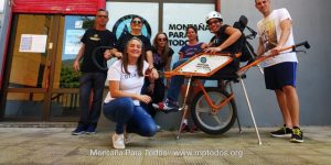 Participantes en el Curso de piloto de Joëlette N1