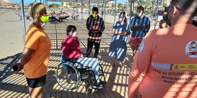 Impartiendo el Taller 