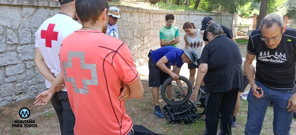 Aprendiendo a montar la silla